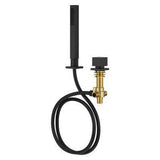 Verve Roman Tub Handshower with Diverter in Matte Black