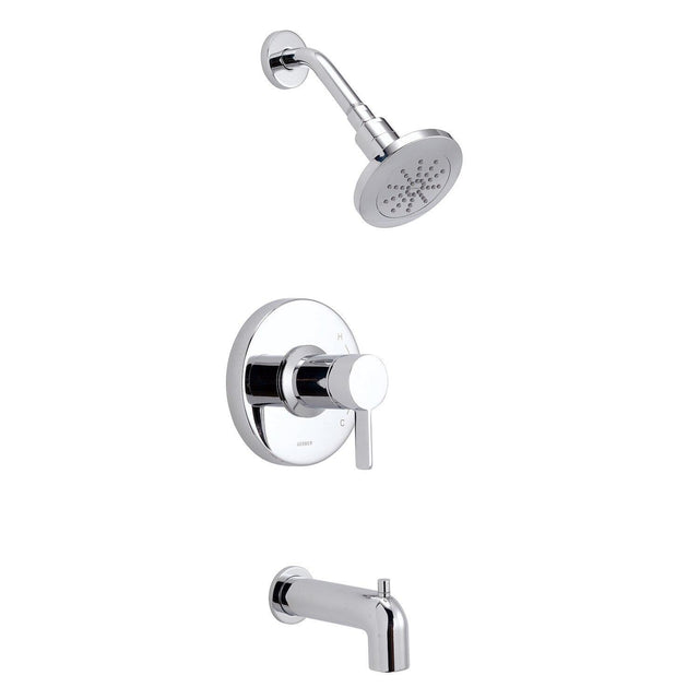 Gerber D512030BNTC Brushed Nickel Amalfi Tub & Shower Trim Kit, 2.0GPM