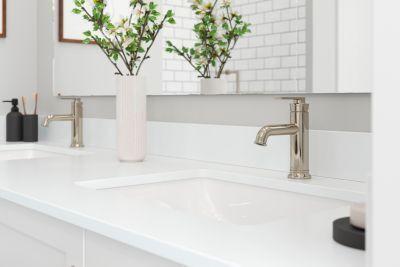 Pfister Polished Nickel Single Control Bathroom Faucet LG42-COL0D
