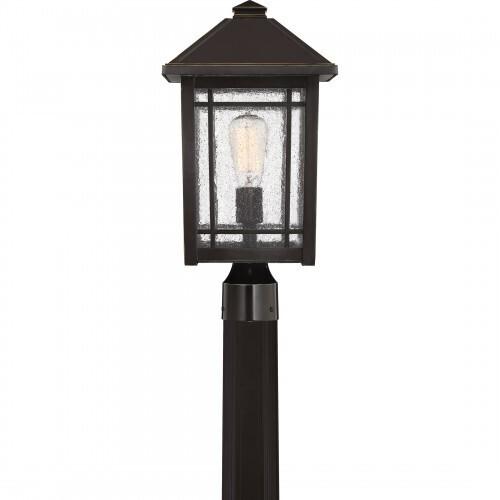 Quoizel CPT9010PN Cedar Point Outdoor post palladian bronze Outdoor Lantern