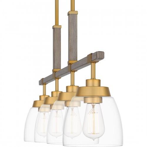 Quoizel BKT436LG Burkett Island 4 lights light gold Island Light