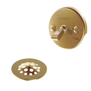 Gerber G0086863BS Satin Black Classics Trip Lever Drain Trim Kit