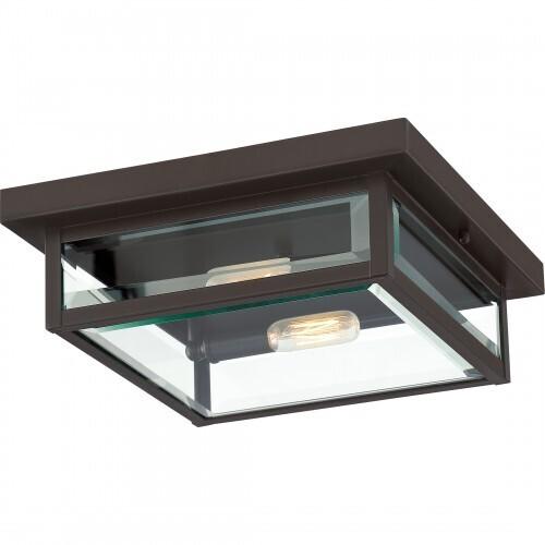 Quoizel WVR1312WT Westover Flush mount 2 lights western bronze Flush Mount