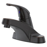 Pfirst Series Single Control 4" Centerset Bathroom Faucet in Tuscan Bronze