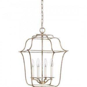 Quoizel GLY5204CS Gallery Foyer 4lt century silver leaf Pendant