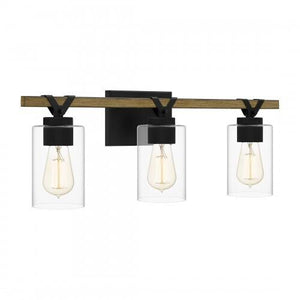 Quoizel DEVN8624MBK Devon Court Bath 3 lights matte black Bath