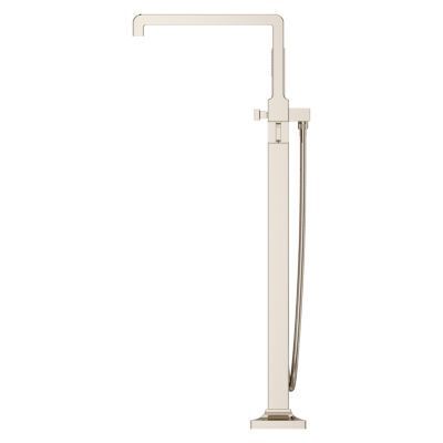 Pfister Polished Nickel Free-standing Tub Filler Without Handles LG6-1VRVD