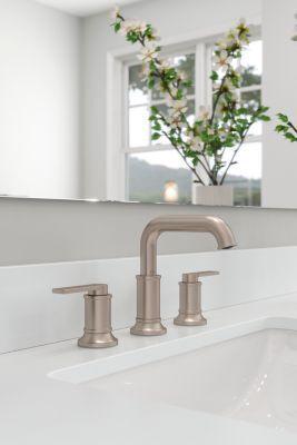 Pfister Brushed Nickel 2-handle 8" Widespread Bathroom Faucet LG49-COL0K