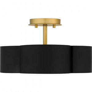 Quoizel BSM1714MBK Balsam Semi flush 4 lights matte black Semi-Flush Mount