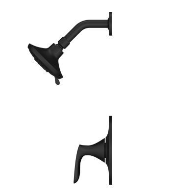 Pfister Matte Black 1-handle Shower Only Trim Kit LG89-7WRB