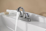 Pfirst Series 2-Handle 4" Centerset Bathroom Faucet in Polished Chrome