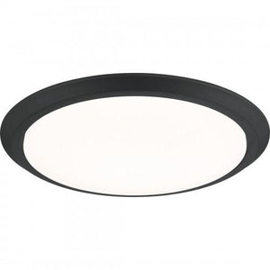Quoizel VRG1620EK Verge Flush mount led light earth black Flush Mount