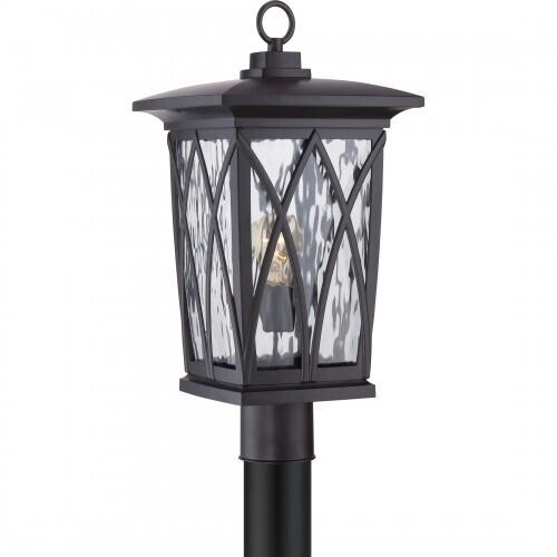 Quoizel GVR9010K Grover Outdoor post mystic black Outdoor Lantern