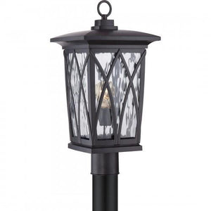 Quoizel GVR9010K Grover Outdoor post mystic black Outdoor Lantern