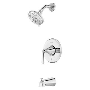McAllen 1-Handle Tub & Shower Trim Kit in Polished Chrome