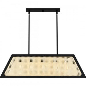 Quoizel SYA536MBK Syrah Island 5 lights matte black Island Light