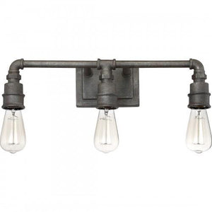Quoizel SQR8603RK Squire Bath fixture 3 light rustic black Bath Light