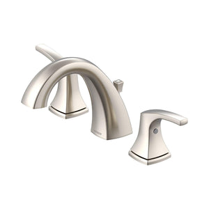 Gerber D304118BS Satin Black Vaughn Two Handle Widespread Faucet