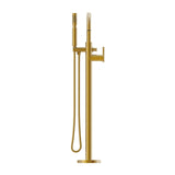 Gerber D300558BNT Brushed Nickel Contemporary Floor Mount Tub Filler Trim Kit With HA...
