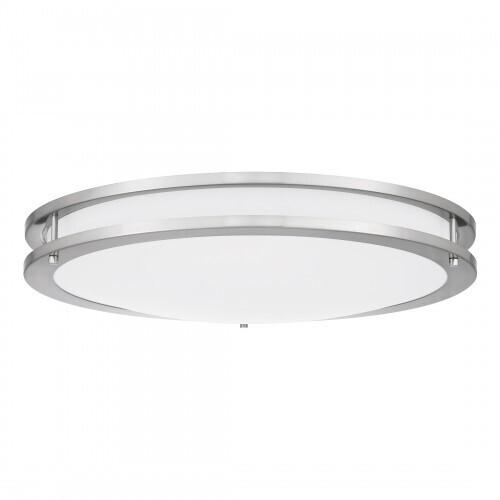 Quoizel EUC1624BN Euclid Flushmount led brushed nickel Semi-Flush Mount