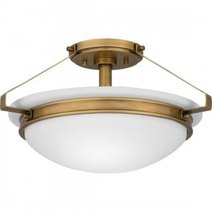 Quoizel QSF5581WS Quoizel Semi-Flush Mount Semi flush 2 lights weathered brass Semi-Flush Mount