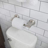 Pfiirst Modern Toilet Paper Holder in Spot Defense Brushed Nickel