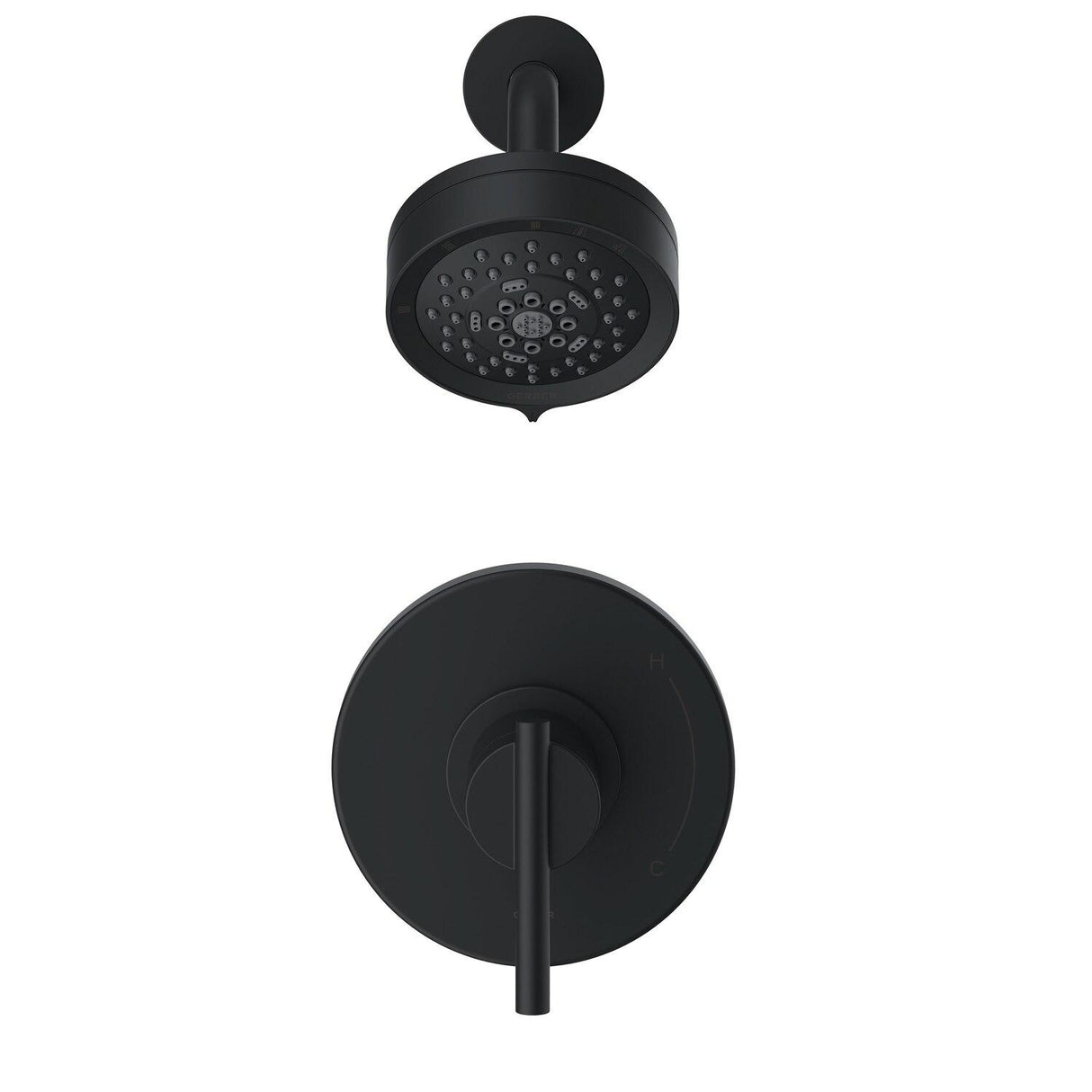 Gerber D511558BSTC Parma Shower-only Trim Kit, 1.75GPM - Satin Black