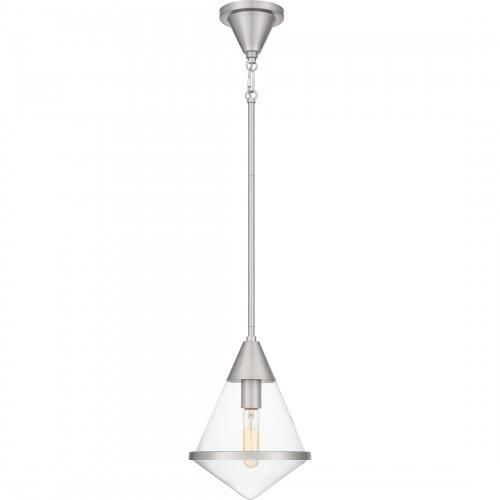 Quoizel QPP6160BN Quoizel Piccolo Pendant Mini pendant 1 light brushed nickel Mini Pendant