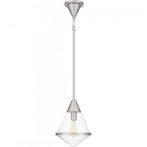 Quoizel QPP6160BN Quoizel Piccolo Pendant Mini pendant 1 light brushed nickel Mini Pendant