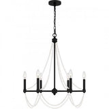 Quoizel BGA5021MBK Brigitta Chandelier 6 lights matte black Chandelier