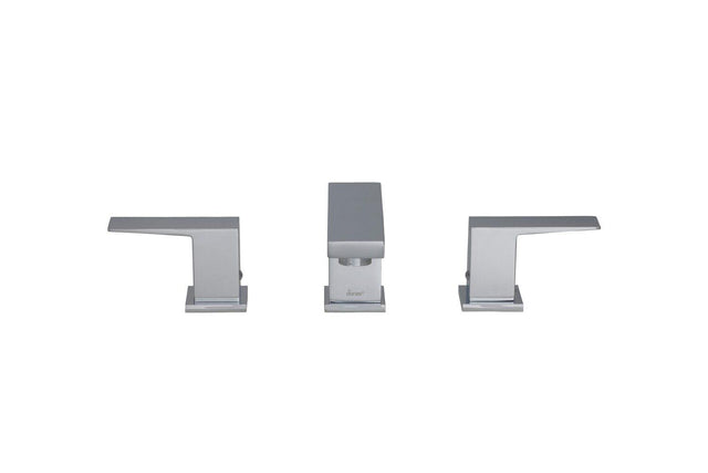 Gerber D304162BS Satin Black Mid-town Two Handle Widespread Lavatory Faucet