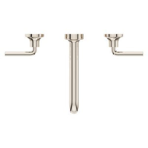 Pfister Polished Nickel 2-handle Wall Mount Bathroom Faucet LG49-TNT2D