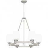 Quoizel PNG5028BN Penning Chandelier 6 lights brushed nickel Chandelier