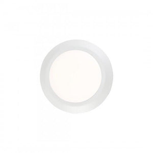 Quoizel VRG1608W Verge Flush mount 8"d white Flush Mount