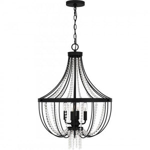 Quoizel ADL2820MBK Adelaide Pendant 4 lights matte black Pendant