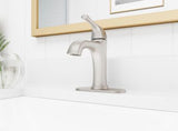 McAllen Single-Control Bathroom Faucet in Spot Defense Brushed Nickel
