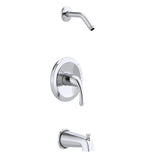 Gerber G00G9313LSTC Chrome Maxwell Single Handle Tub & Shower Trim Kit & Treysta ...