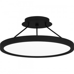 Quoizel OST1815EK Outskirts Semi flush led light earth black Semi-Flush Mount
