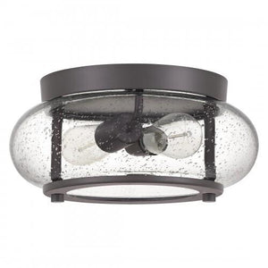 Quoizel TRG1612OZ Trilogy Flush mount 2 light old bronze Flush Mount