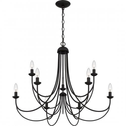 Quoizel MRN5030IB Mirren Chandelier 9 lights imperial bronze Chandelier