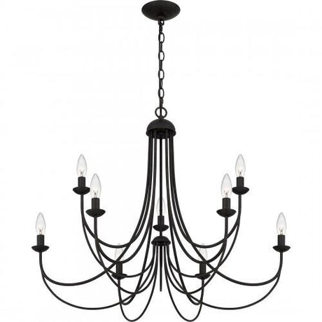 Quoizel MRN5030IB Mirren Chandelier 9 lights imperial bronze Chandelier