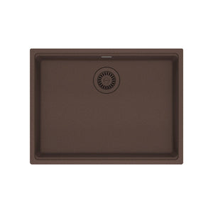 FRANKE MAG11023ADA-MOC Maris Undermount 25-in x 18.94-in Granite ADA Single Bowl Sink in Mocha In Mocha