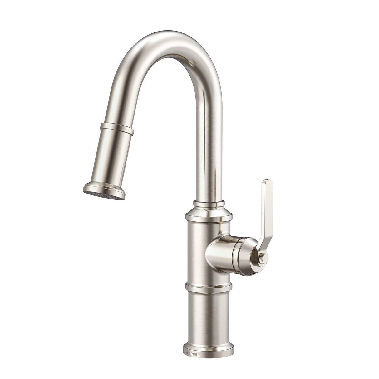 Gerber D150537SS Stainless Steel Kinzie Single Handle Pull-down Prep Faucet