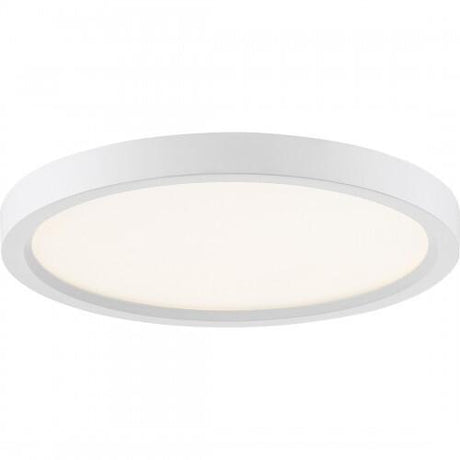 Quoizel OST1711W Outskirts Flush mount 11"d white Flush Mount