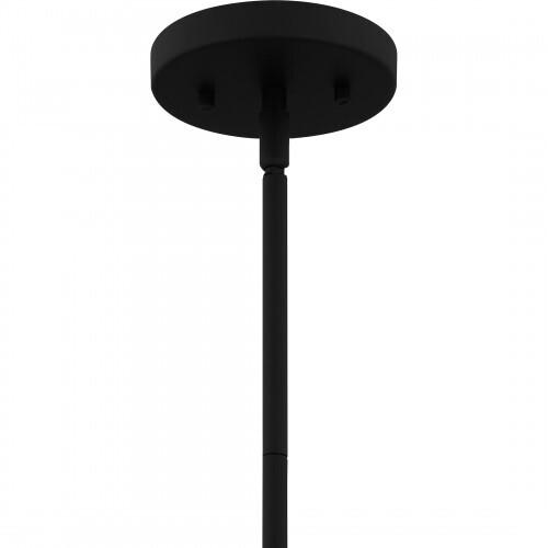 Quoizel BIK1510MBK Brink Mid pendant 1 light matte black Mini Pendant