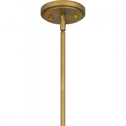 Quoizel QP5596AB Quoizel Pendant Pendant 4 lights aged brass Pendant