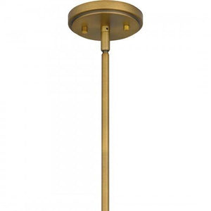Quoizel QP5596AB Quoizel Pendant Pendant 4 lights aged brass Pendant