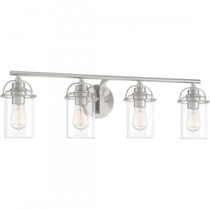 Quoizel EMR8604BN Emerson Bath 4 light brushed nickel Bath Light
