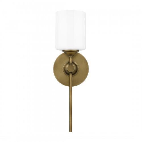 Quoizel ARI8605WS Aria Wall 1 light weathered brass Wall Sconce