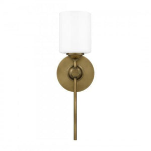 Quoizel ARI8605WS Aria Wall 1 light weathered brass Wall Sconce